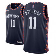 Maillot New York Knicks Frank Ntilikina Ciudad 2018-19 Bleu