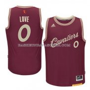 Maillot Noel Cleveland Cavaliers Love 2015 Rouge