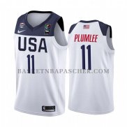 Maillot USA Mason Plumlee 2019 FIBA Basketball World Cup Blanc