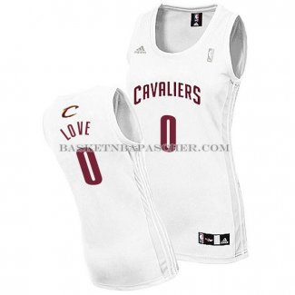 Maillot Femme Cleveland Cavaliers Love Blanc