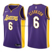 Maillot Los Angeles Lakers Jordan Clarkson Statehombret 2017-18