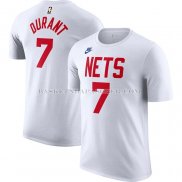 Maillot Manche Courte Brooklyn Nets Kevin Durant Classic 2022-23 Blanc