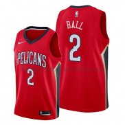 Maillot New Orleans Pelicans Lonzo Ball Statement Rouge