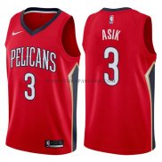 Maillot New Orleans Pelicans Omer Asik Statehombret 2017-18 Roug