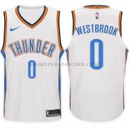 Maillot Oklahoma City Thunder Russell Westbrook 2017-18 Blanc