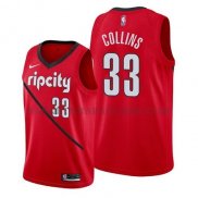 Maillot Portland Trail Blazers Zach Collins Earned 2019 Rouge
