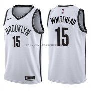 Maillot Brooklyn Nets Isaiah Whitehead Association 2017-18 Blanc