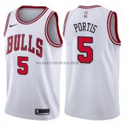 Maillot Chicago Bulls Bobby Portis Association 2017-18 Blanc