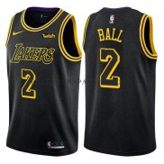 Maillot Los Angeles Lakers Lonzo Ball Ville Noir