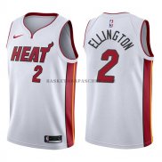 Maillot Miami Heat Wayne Ellington Association 2017-18 Blanc