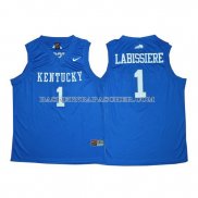 Maillot NCAA Kentucky Wildcats Skal Labissiere Bleu