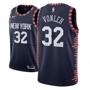 Maillot New York Knicks Noah Vonleh Ciudad 2018-19 Bleu