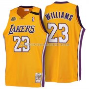Maillot Retro 1999-00 Los Angeles Lakers Williams Jaune