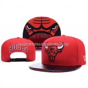 Casquette Chicago Bulls Leather Rouge