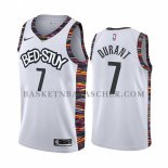 Maillot Brooklyn Nets Kevin Durant Ville 2019-20 Blanc