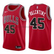 Maillot Chicago Bulls Denzel Valentine Icon 2017-18 Rouge