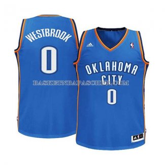 Maillot Enfant Oklahoma City Thunder Westbrook Bleu