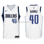 Maillot Dallas Mavericks Harrison Barnes 2017-18 Blanc