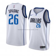 Maillot Dallas Mavericks Ray Spalding Association 2018-19 Blanc