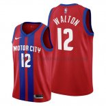 Maillot Detroit Pistons Derrick Walton Ville 2019-20 Rouge