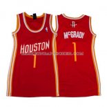 Maillot Femme Houston Rockets McGrady Rouge