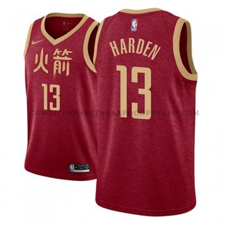 Maillot Los Angeles Lakers James Harden Ciudad 2018-19 Rouge