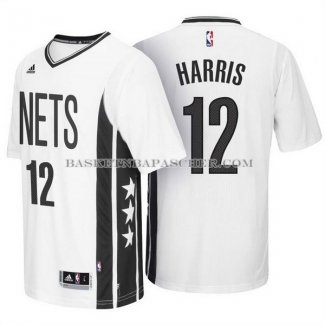 Maillot Manche Courte Brooklyn Nets Harris Gris