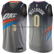 Maillot Oklahoma City Thunder Russell Westbrook Ville Gris