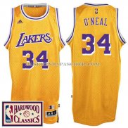 Maillot Retro Los Angeles Lakers O'neal Jaune