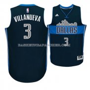 Maillot Dallas Mavericks Villanueva 2Bleu