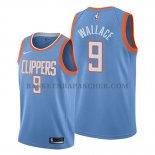 Maillot Los Angeles Clippers Tyrone Wallace Ville Edition Bleu