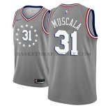 Maillot Philadelphia 76ers Mike Muscala Ciudad 2018-19Gris