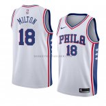 Maillot Philadelphia 76ers Shake Milton Association 2017-18 Blan