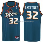 Maillot Retro Detroit Pistons Laettner Bleu