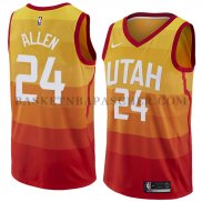 Maillot Utah Jazz Grayson Allen Ciudad 2017-18 Jaune