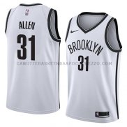Maillot Brooklyn Nets Jarrett Allen Association 2018 Blanc