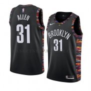 Maillot Brooklyn Nets Jarrett Allen Ville 2019 Noir