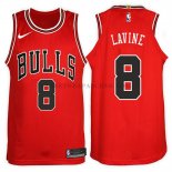 Maillot Chicago Bulls Zach Lavine 2017-18 Rouge