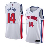Maillot Detroit Pistons Jameer Nelson Association 2018 Blanc