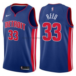 Maillot Detroit Pistons Willie Reed Icon 2017-18 Bleu