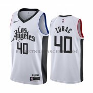 Maillot Los Angeles Clippers Ivica Zubac Ville Blanc
