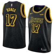 Maillot Los Angeles Lakers Isaac Bonga Ciudad 2017-18 Noir
