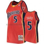 Maillot Golden State Warriors Baron Davis 2009-10 Hardwood Classics Orange