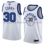 Maillot Golden State Warriors Stephen Curry Classic 2017-18 Blan