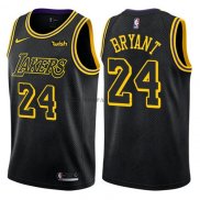 Maillot Los Angeles Lakers Bryant Ciudad 2017-18 Negr