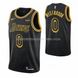 Maillot Los Angeles Lakers Russell Westbrook NO 0 Ville Noir