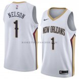 Maillot New Orleans Pelicans Jameer Nelson Association 2018 Blan