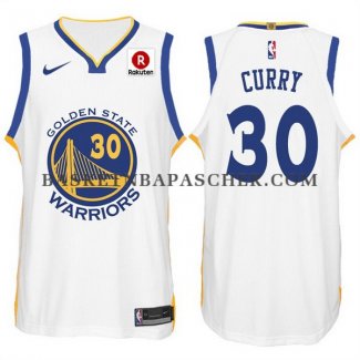 Nike Maillot Golden State Warriors Curry 2017-18 Blanc