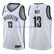 Maillot Brooklyn Nets Quincy Acy Association 2017-18 Blanc