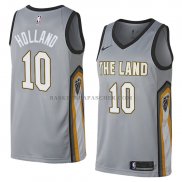 Maillot Cleveland Cavaliers John Holland Ville 2018 Gris